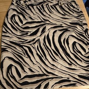 Loft skirt, fun print, size 10